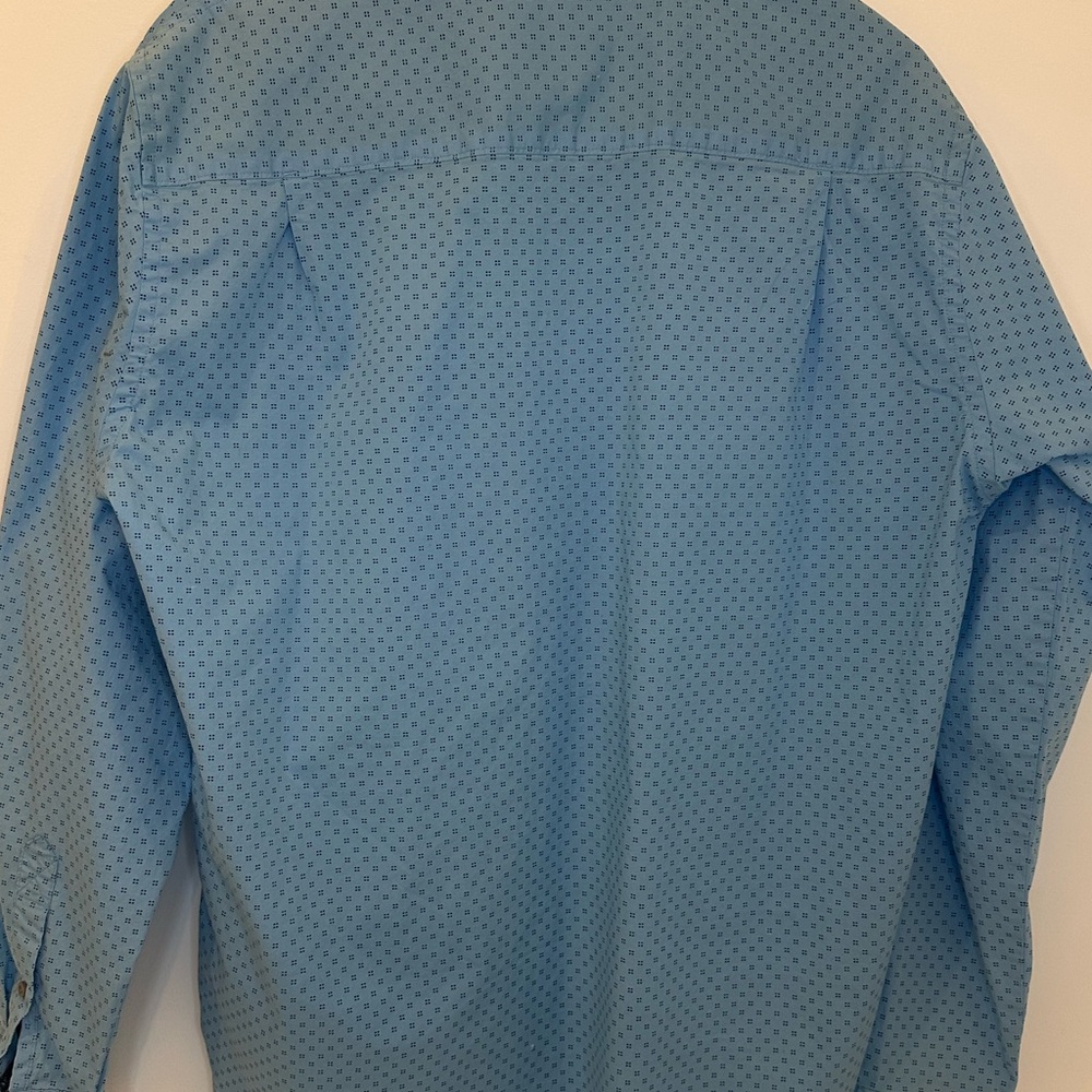 Hawke & Co Light Blue Casual Button-Down Shirt - Picture 5 of 5